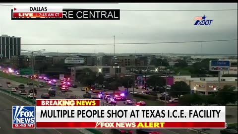 At least three injured during shooting at Texas ICE facility 