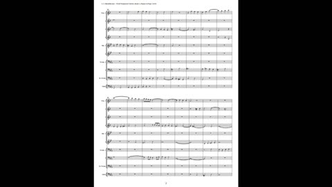 J.S. Bach - Well-Tempered Clavier: Part 1 - Fugue 04 (Brass Choir)