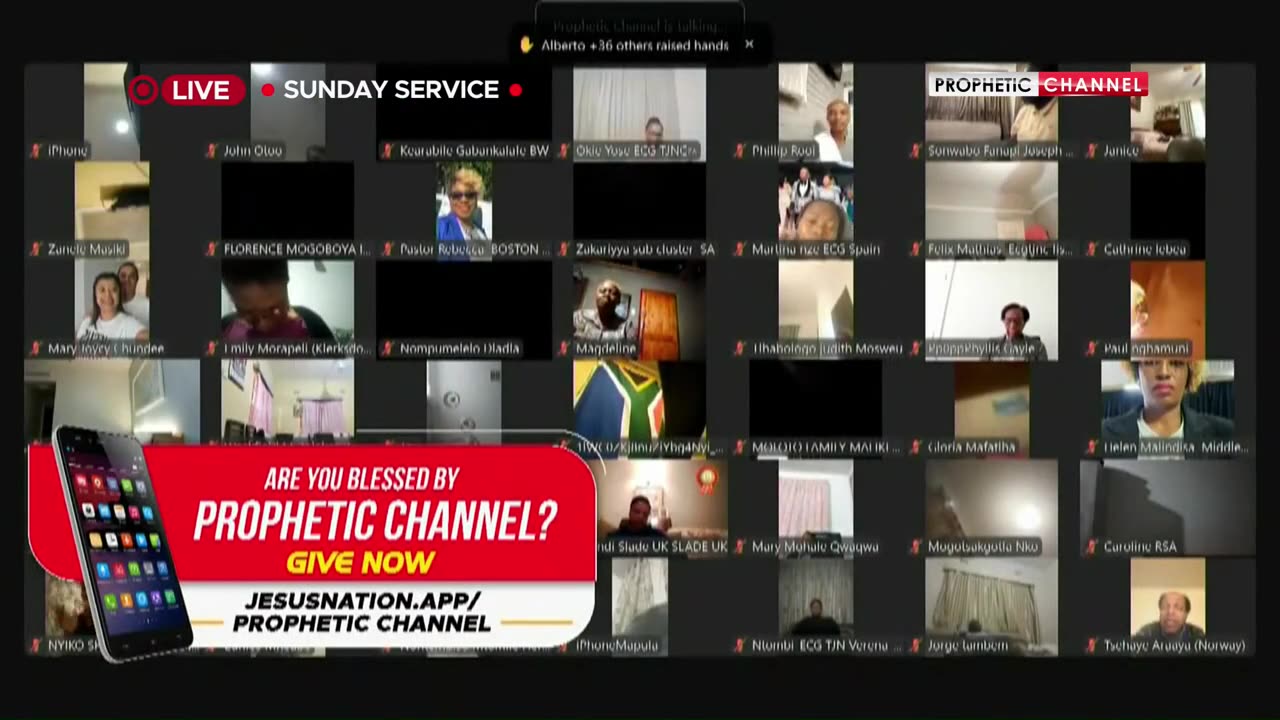Sunday Service LIVE - ECG - The Jesus Nation Church - PROPHET SHEPHERD BUSHIRI 23.03.2025