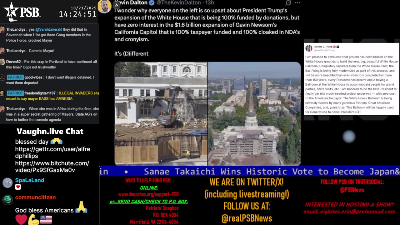 Patriots' Soapbox NEWS - LIVE 24/7!