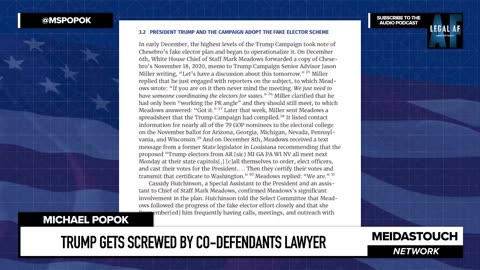 Trump GETS SCREWED by Co-Defendants Lawyer During Hearing