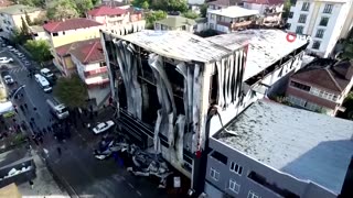 Deadly fire engulfs perfume warehouse in northwestern Turkey