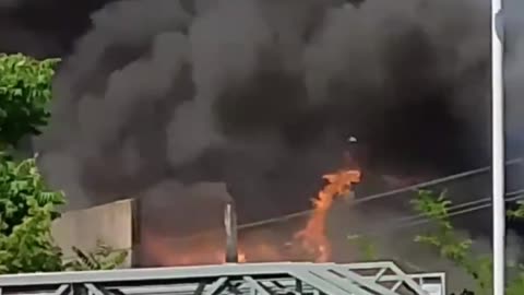 🔥🚒 Ukraine Russia War | Melitopol Hydromash Factory Burns Amid Conflict | RCF