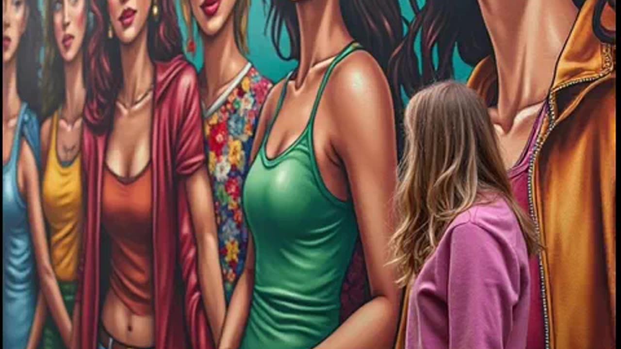 mulher sendo reconhecida na rua