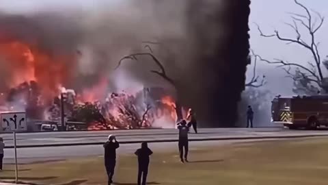 Did the fire helicopter miss a bit