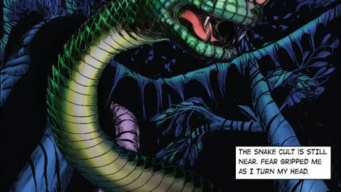 Arion Son of Dave goes into the snake men. Parody comic.