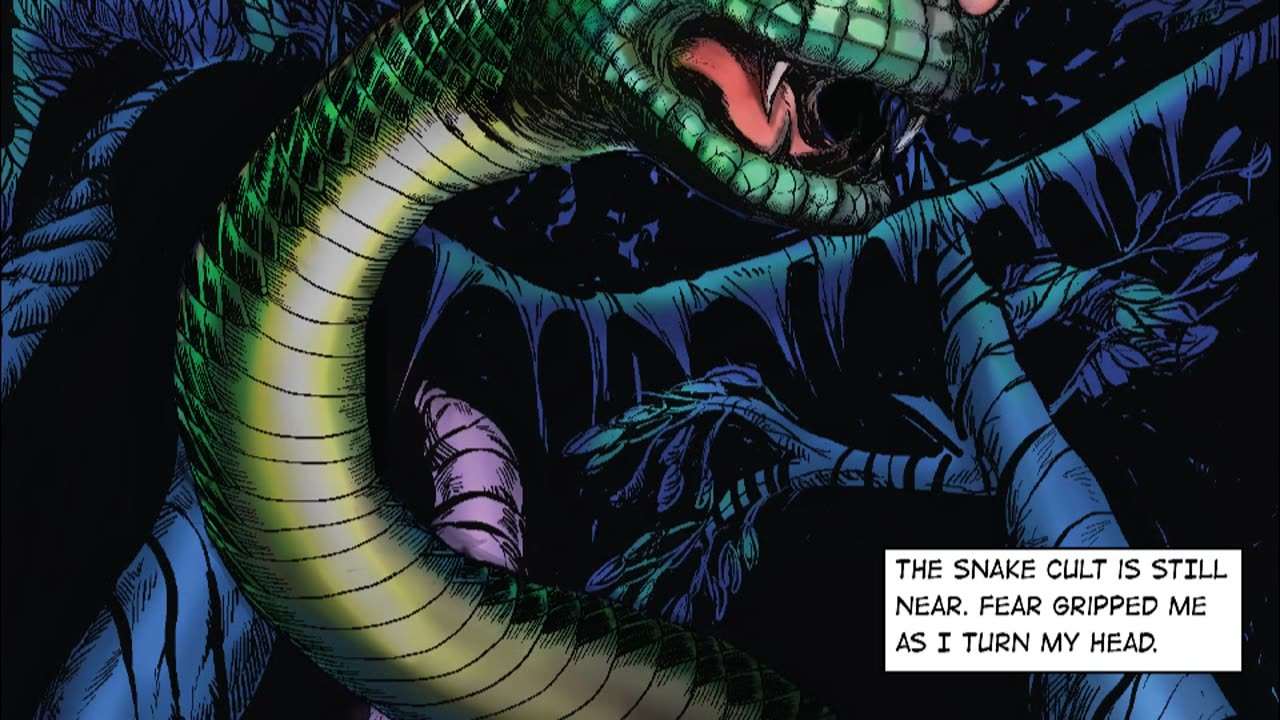 Arion Son of Dave goes into the snake men. Parody comic.