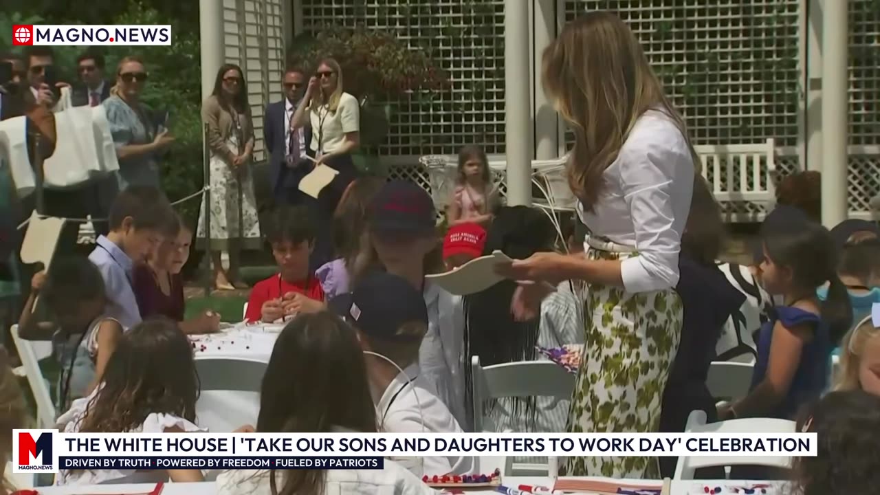 President Trump celebrates 'Take Our Sons and Daughters to Work Day' at The White House [LIVE]