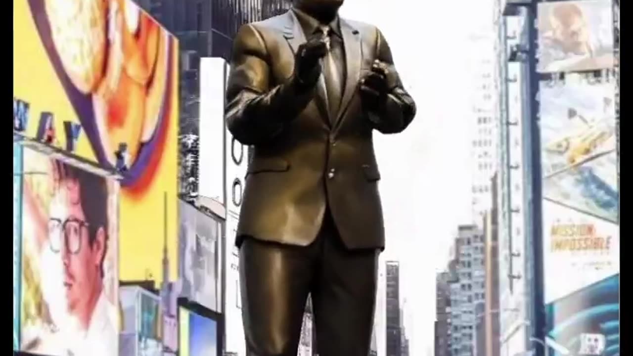 NYC Statue #TrumpyDance