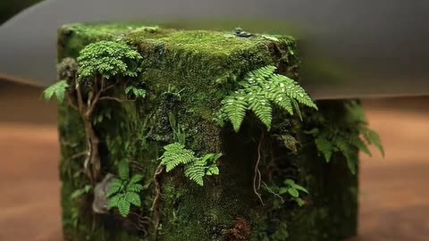 Grass Cube Holds A Secret World