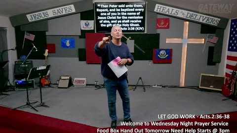 LET GOD WORK (Pastor Tony Frazee) Gateway Bible Church 630pm 2025-03-12
