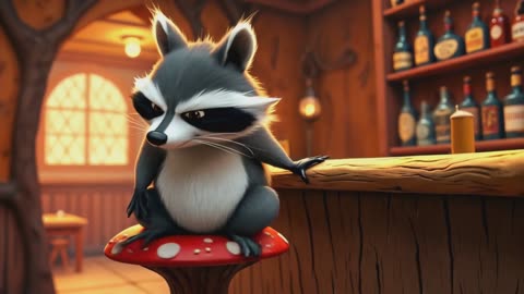 A Day In The Life Of Clarence the Raccoon