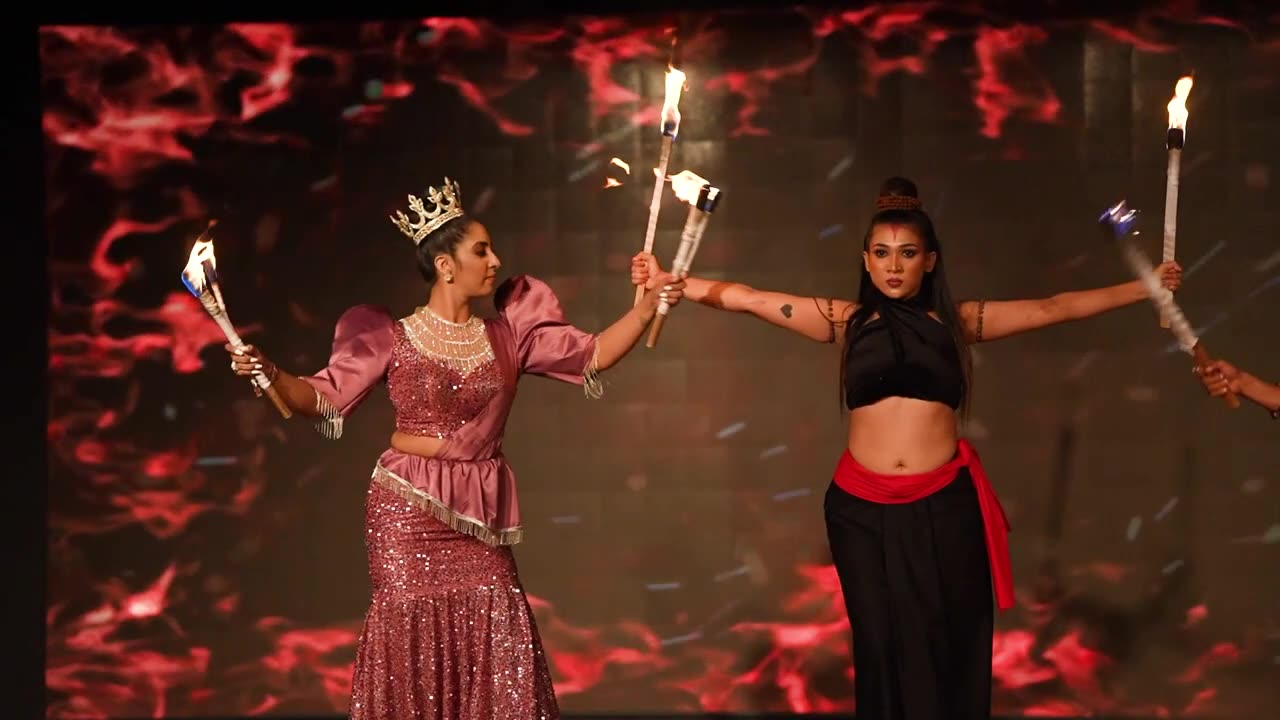 Fire fairy work