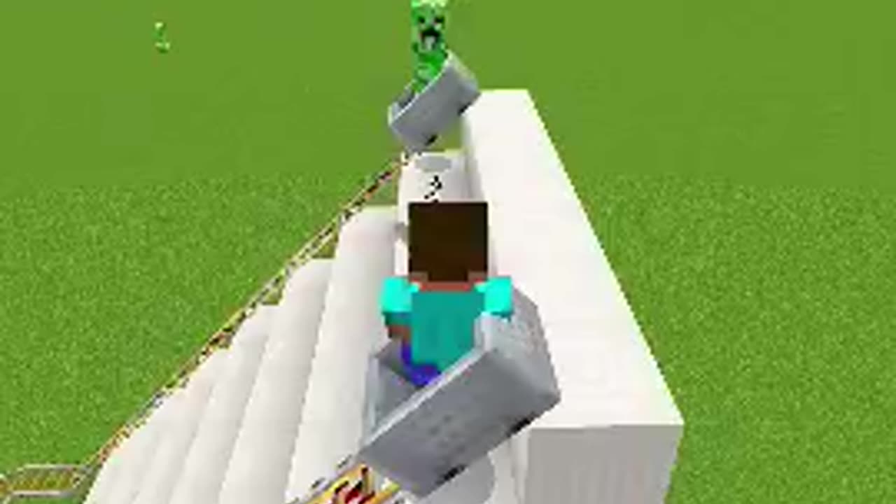 Minecraft creeper race | #minecraft #minecraftshorts