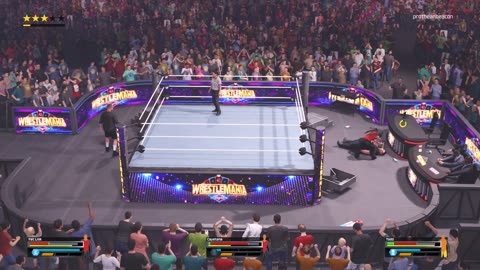 Cayetana Vs. Fat Link Vs. Todd Wrestlemania 41 WWE 2K25 Intercontinental Title Match
