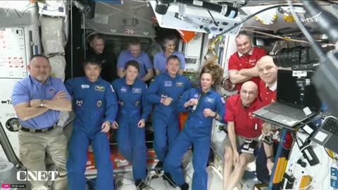 SpaceX Crew-10 Dragon Docks With The Space Station