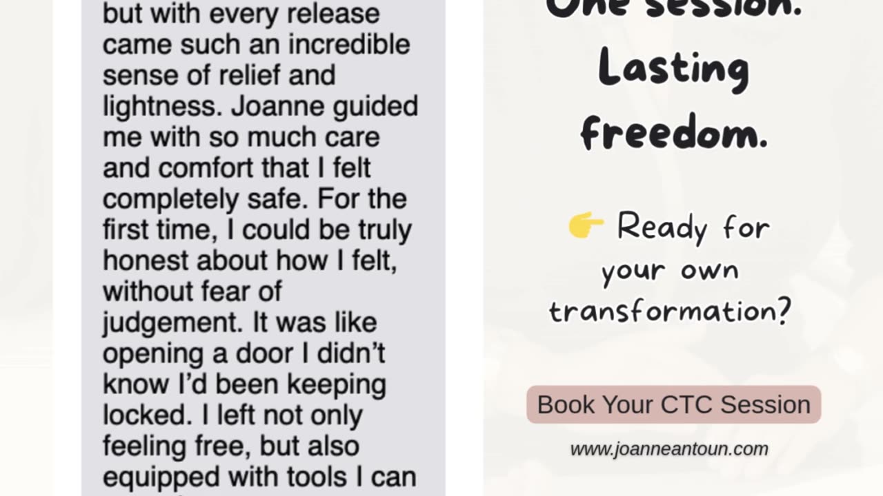 😫 From Struggle to Freedom in Just One Session ☝️ 🕊️⁣ #mentalhealththerapy