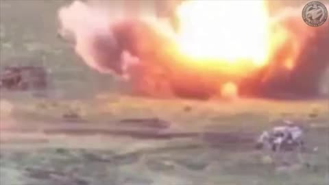 Russian Soldier Triggers Anti-Tank Mine