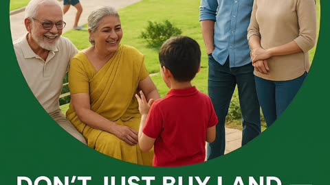 DON'T JUST BUY LAND -BUY COMMUNITY & SAFETY | केवल जमीन न खरीदें - समुदाय और सुरक्षा खरीदें |