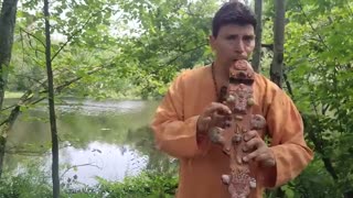 Mayan Temple Flute (triple)