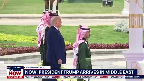 BREAKING: Trump arrives in the Middle East for nuclear weapons & peace talks
