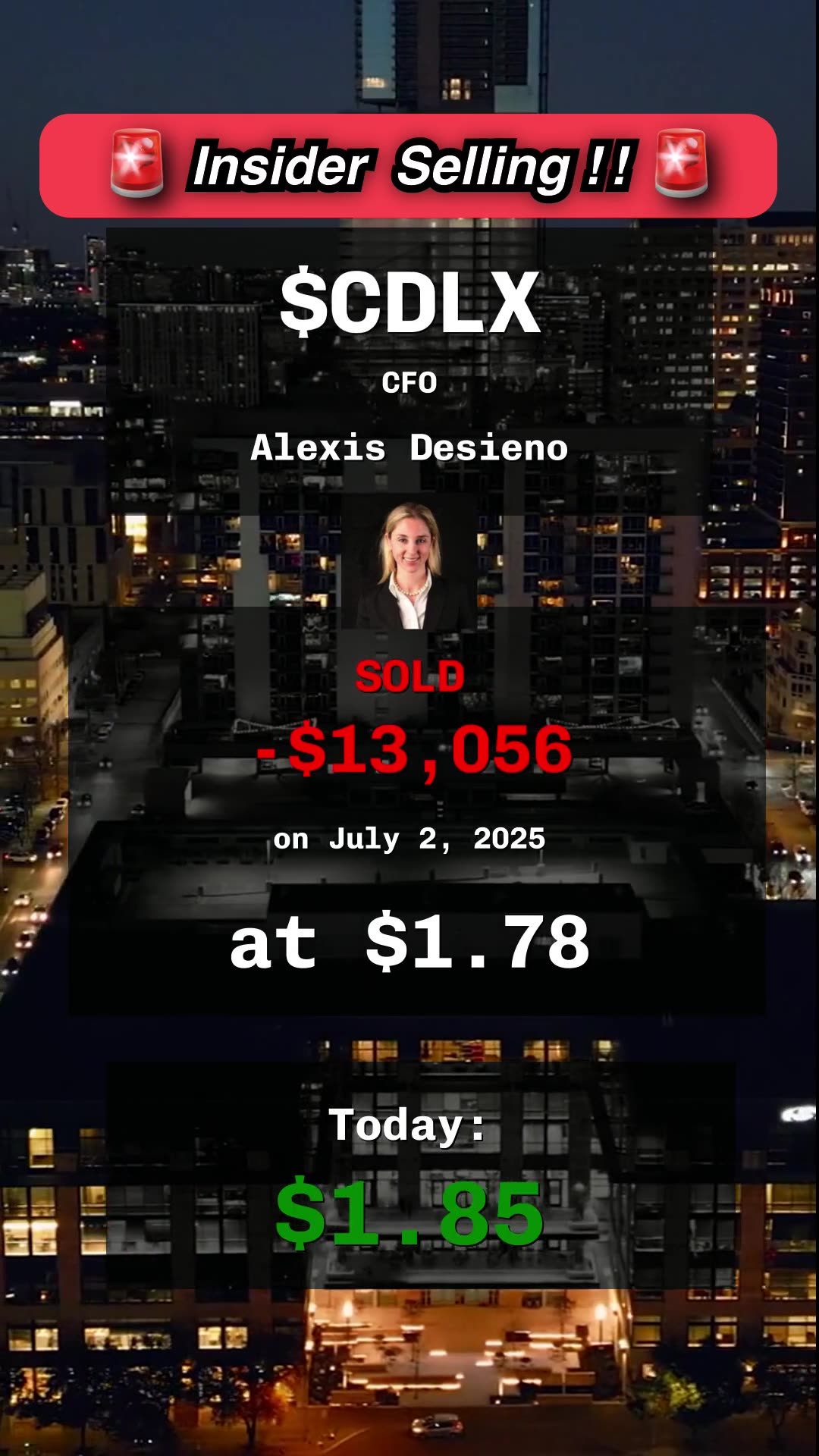 🔥 insider selling at $IRTC, $META, $CDLX, $ALRM #insidertrading #stocks #finance