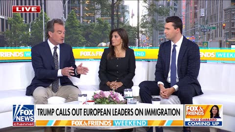 Trump calls out European leaders on immigration amid trip to Scotland
