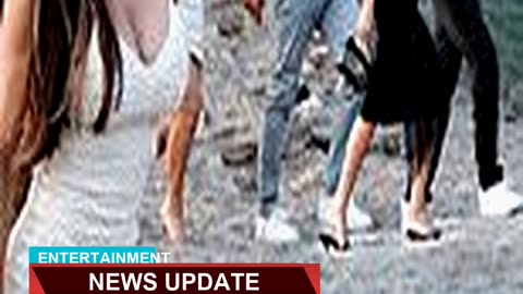 Lauren Sanchez Struggles to Keep Her Footing Durin