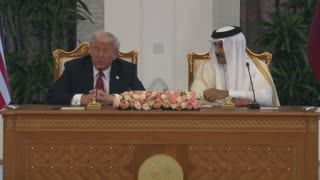 President Trump Participates in a Signing Ceremony and an Exchange of Agreements