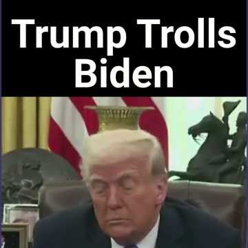 Trump Trolls Biden