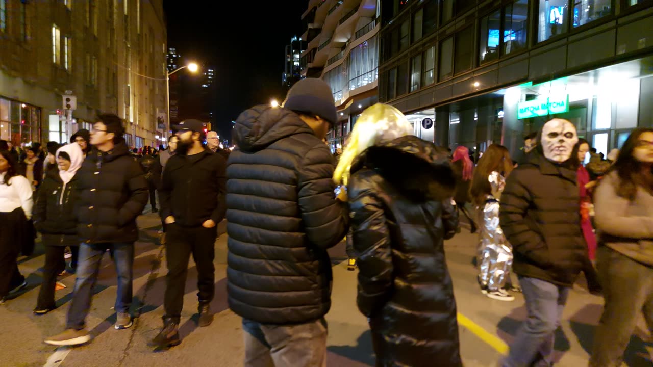 【4K】Toronto Halloween 🎃 Scary Downtown Canada 🇨🇦