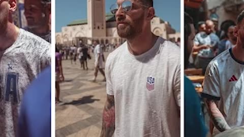 Messi Spending His Holidays in Casablanca 🇲🇦 | Ultra-Realistic AI Creation