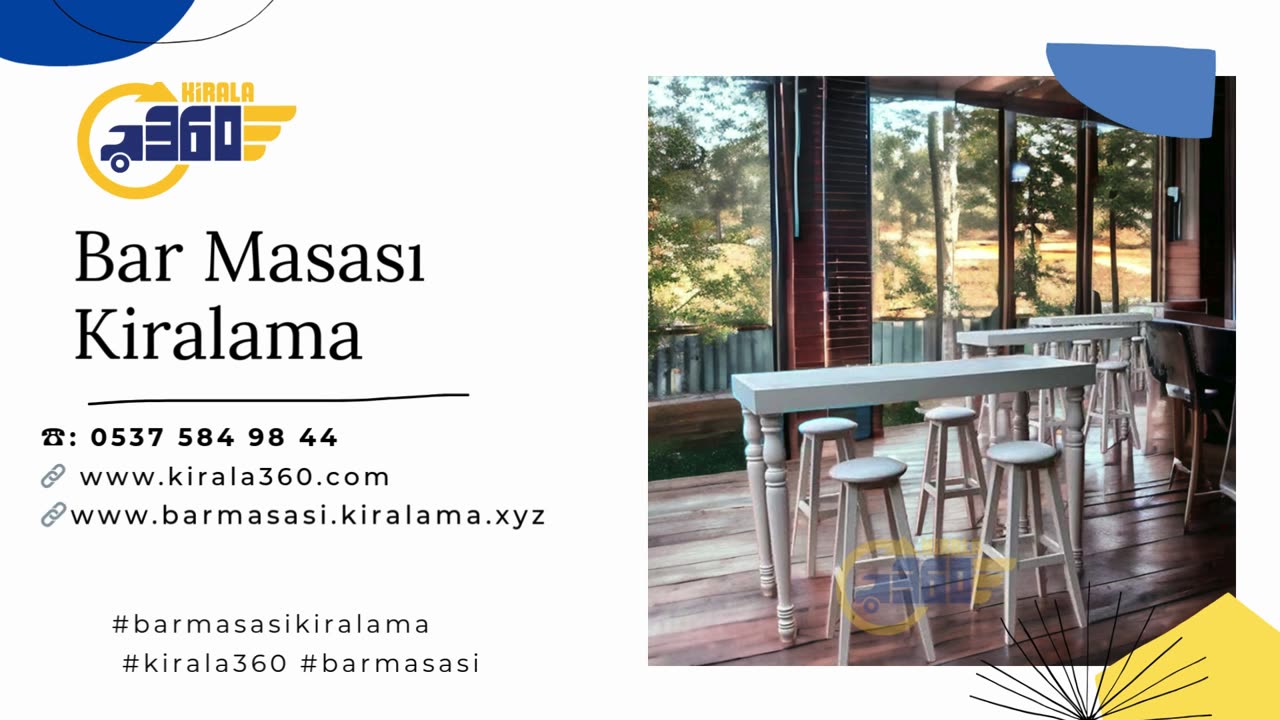 Bar Masası Kiralama kirala360
