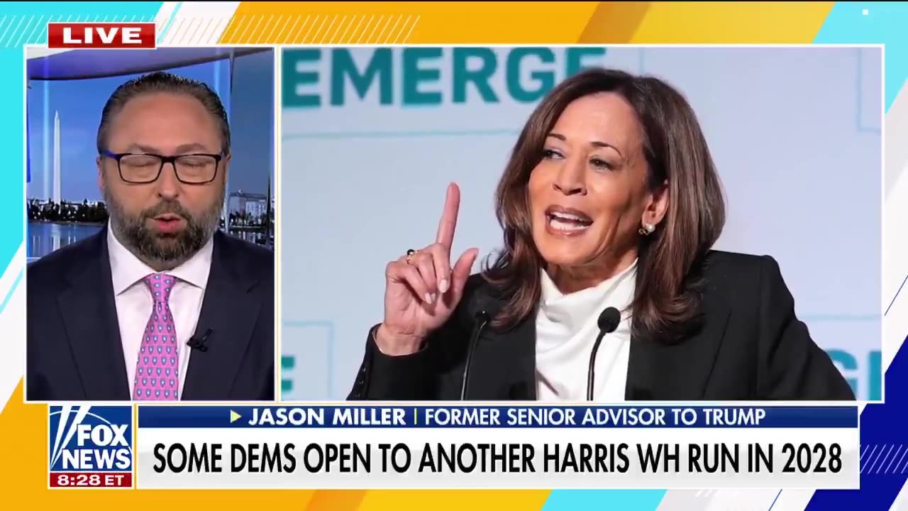 Jason Miller on reports Kamala Harris and Hillary Clinton may be planning 2028 White House runs