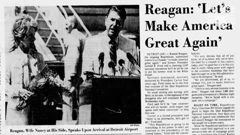 Ronald Reagan: Make America Great Again