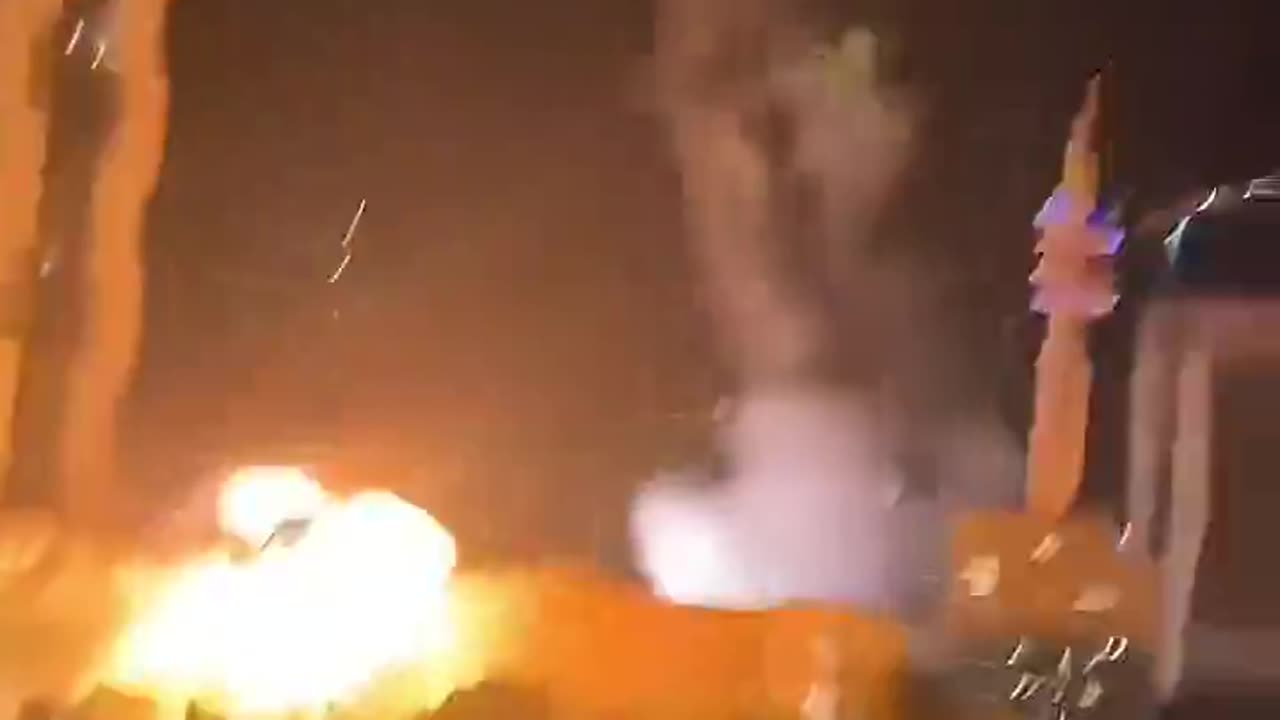 Iranian hypersonic missile strikes Tel Aviv, Israel.