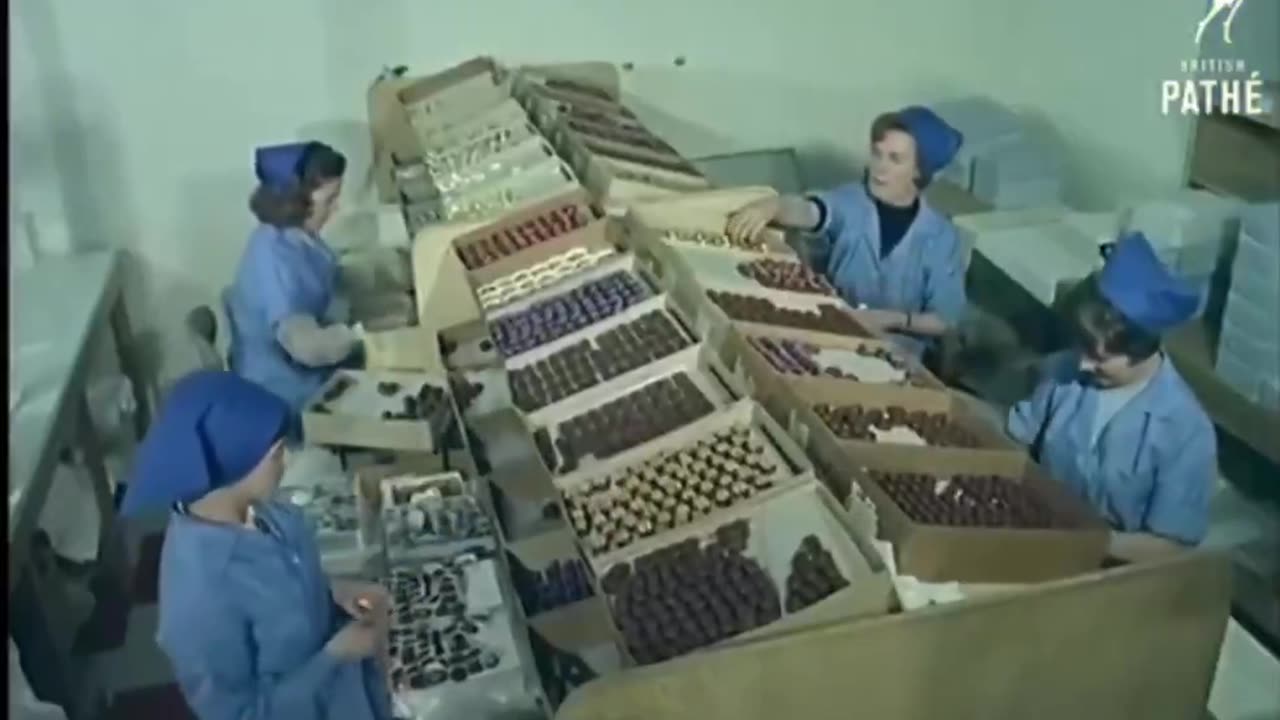 1965, London, Piccadilly, life and a handmade box of chocolates.