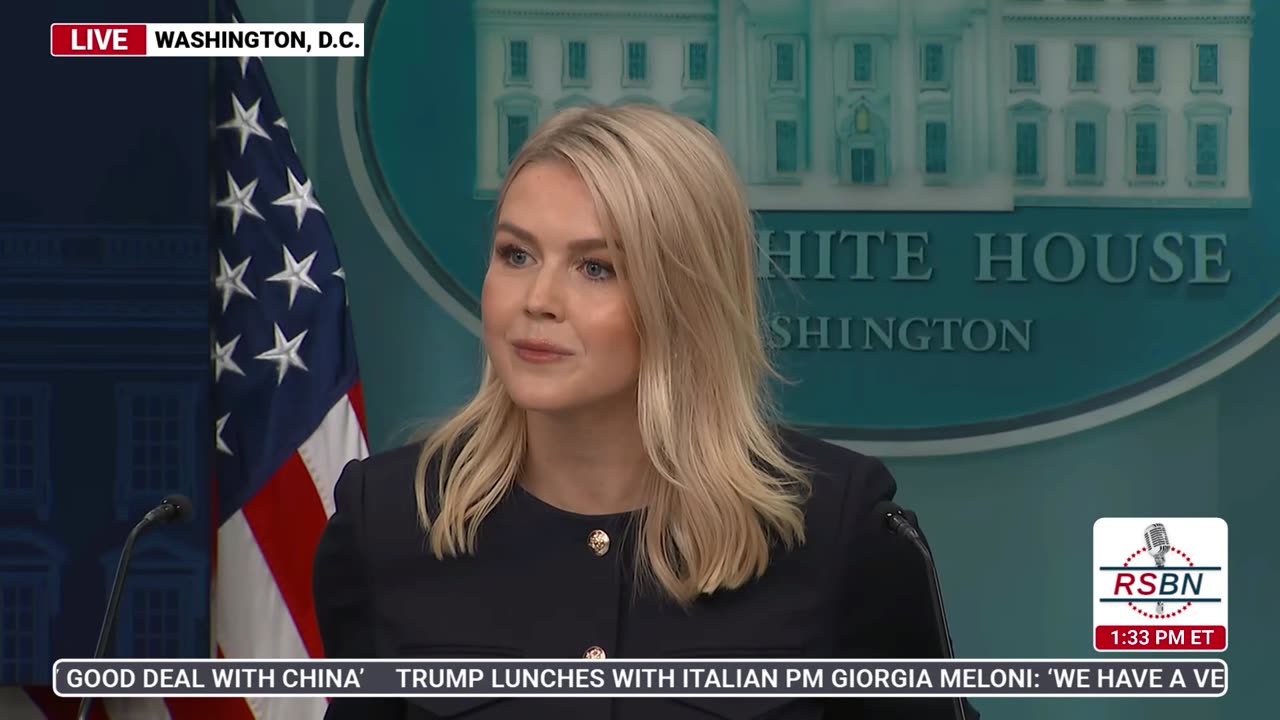 FULL SPEECH: Karoline Leavitt Holds a White House Press Briefing - 4/22/25
