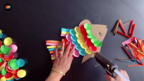 Beautiful and Easy Paper Wall Hanging / Paper Craft For Home Decoration / Unique Wall Hanging / DIY