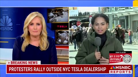 MSNBC: Protesters rally outside NYC Tesla dealership