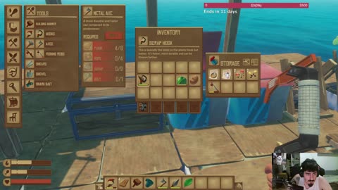 Road to 100 followers 42/100! RAFT is the game DAY 1