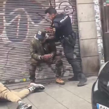 The police in Madrid are no joke.
