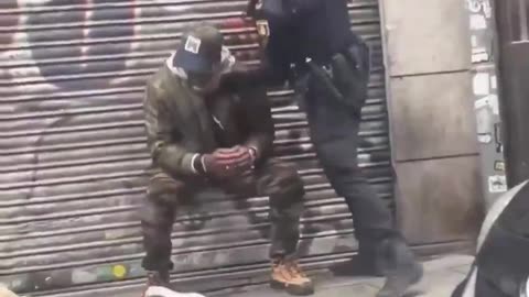 The police in Madrid are no joke.
