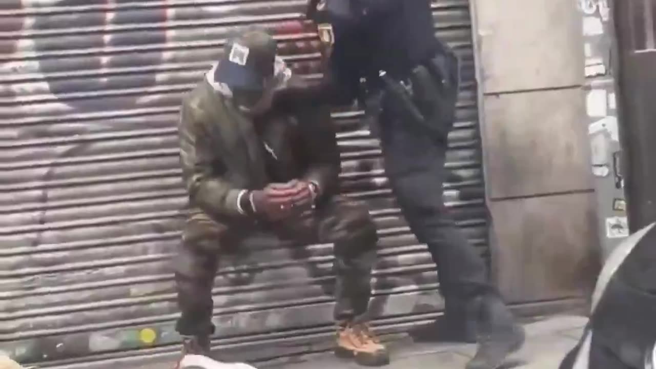 The police in Madrid are no joke.