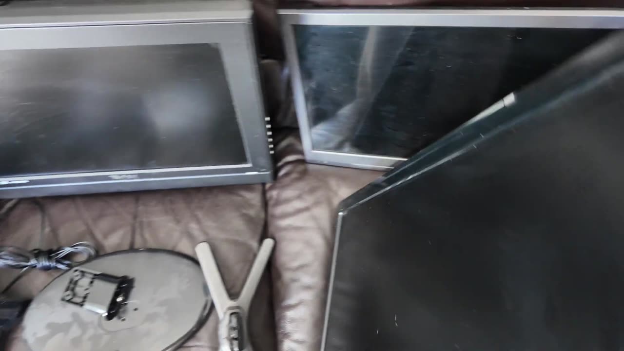 Given 3 small tvs I think only the 20 inch one with DVD player is worth keeping as has the remote