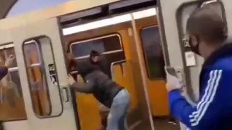 Fake asylum seekers wreak havoc on Brussels subway.