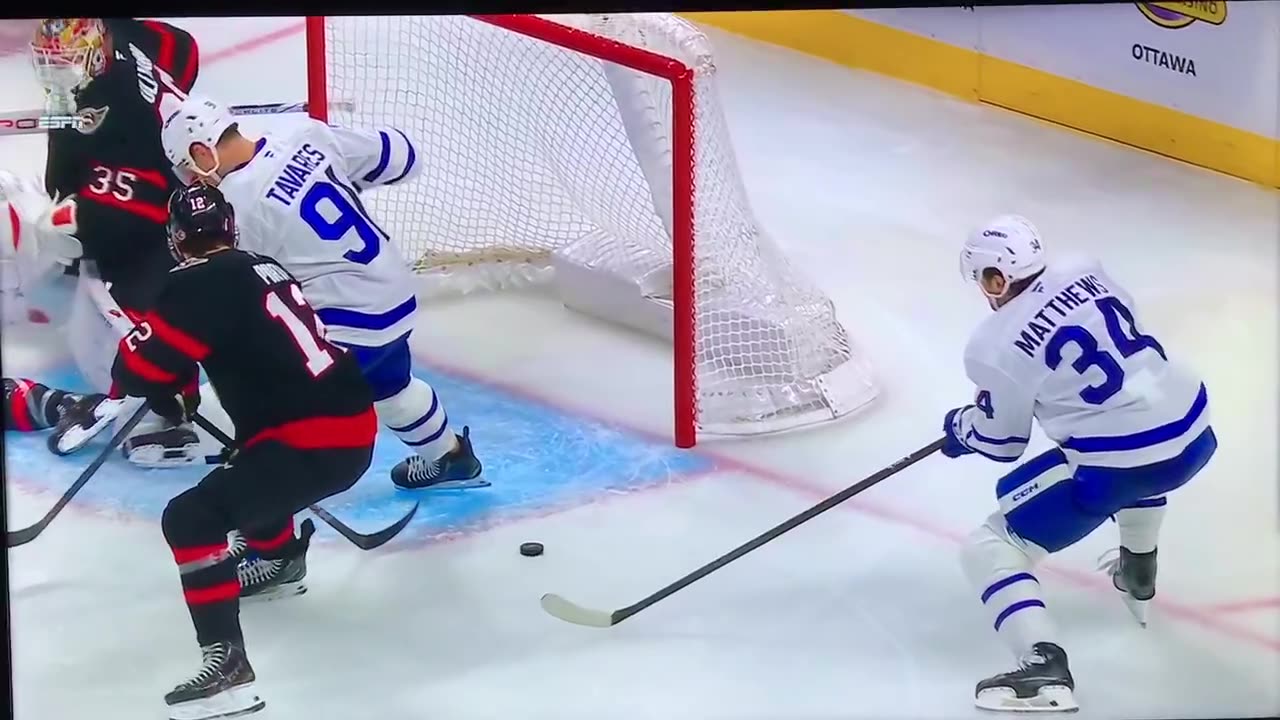 Leafs RW #23 Matthew Knies PP🥅(2)🏒Backhand Goal