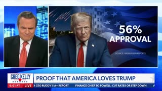 President Trump Approval Rating 56%, historic; higher than Reagan or Obama at this time. 6/19/25