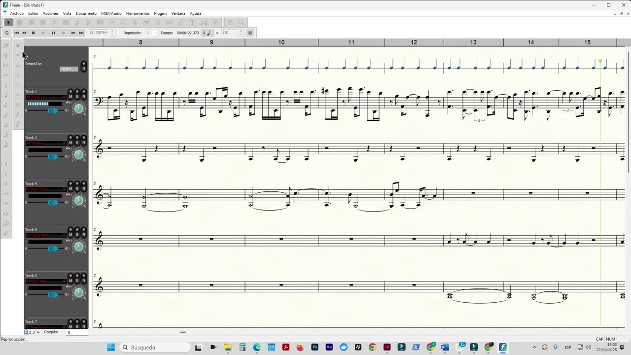 🎼 What Shall We Do With The Drunken Sailor | Partitura Animada | Vídeo Capturado en Finale