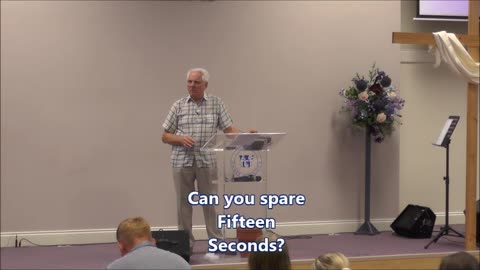 Can you spare fifteen seconds?
